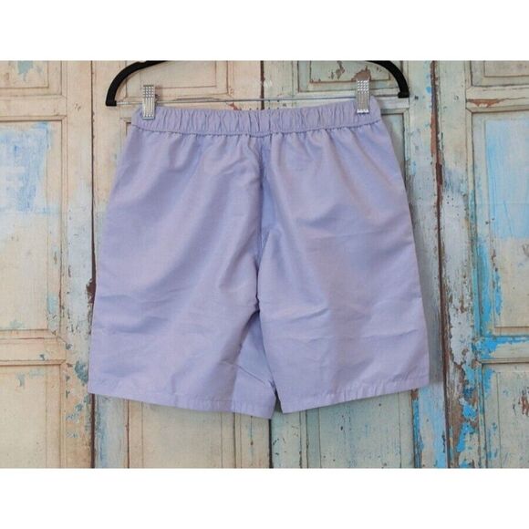 Asos Design Mens Size 2XS Purple Polyester Mesh Drawstring Waistband Swim Shorts - Picture 3 of 6